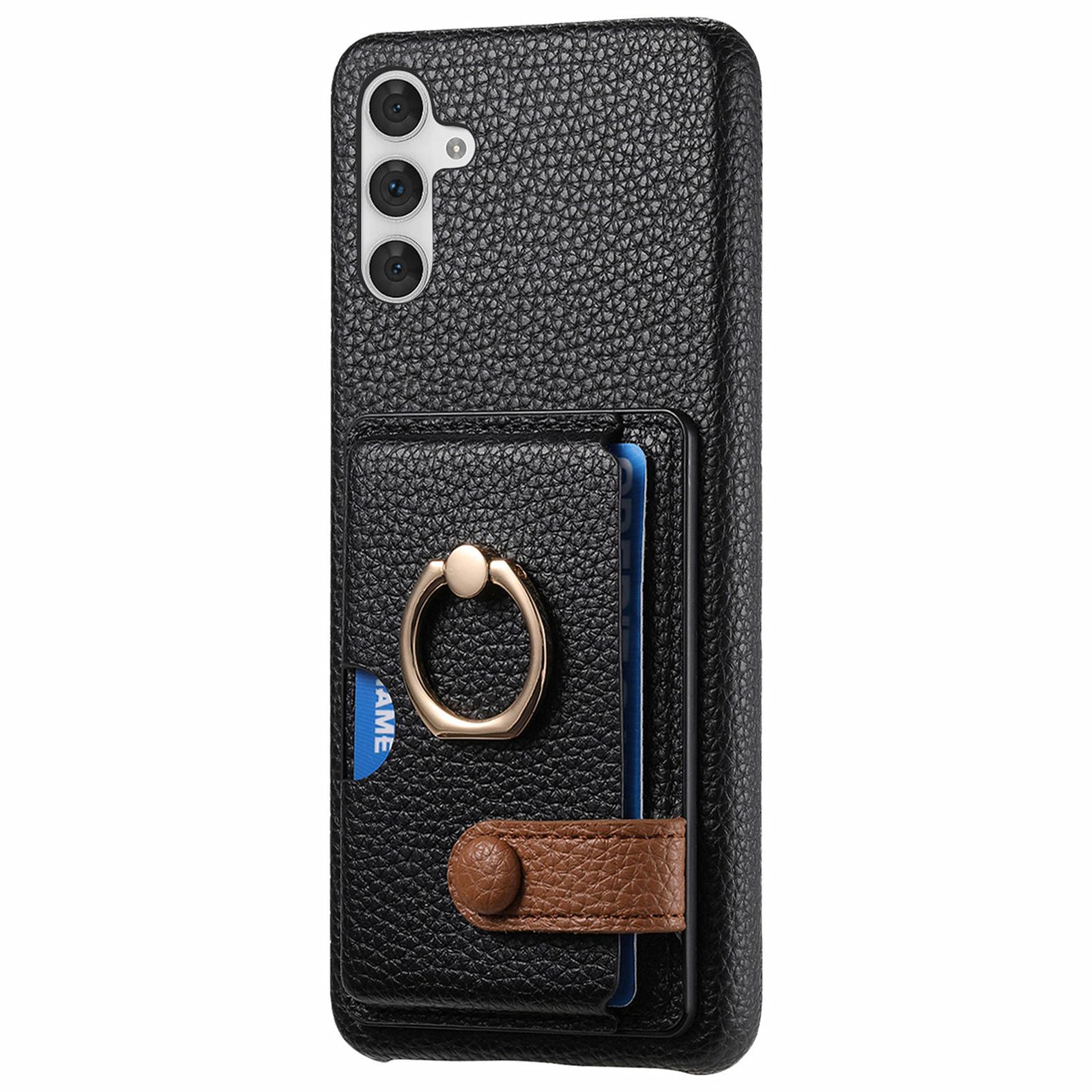 Y2 For Samsung Galaxy A54 5G Case Ring Kickstand Leather+PC+TPU Phone Cover with Card Holder Black
Y2 For Samsung Galaxy A54 5G Case Ring Kickstand Leather+PC+TPU Phone Cover with Card Holder Black