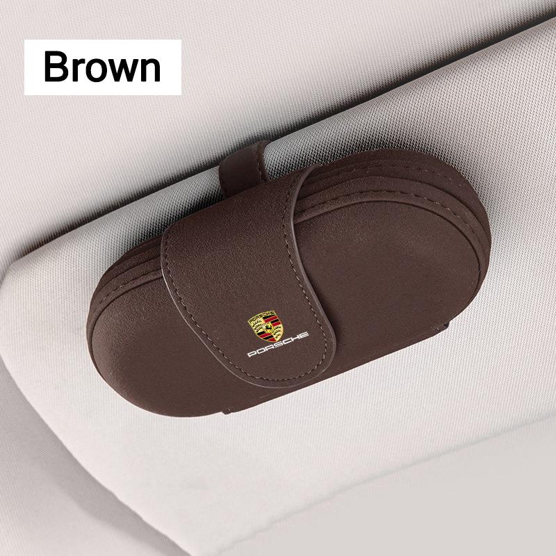 Suede Car Sun Visor Glasses Clip Sunglasses Storage Box Holder For Porsche Macan 911 718 Panamera Boxster Cayman 918 Accessories коричневий
Suede Car Sun Visor Glasses Clip Sunglasses Storage Box Holder For Porsche Macan 911 718 Panamera Boxster Cayman 918 Accessories коричневий
