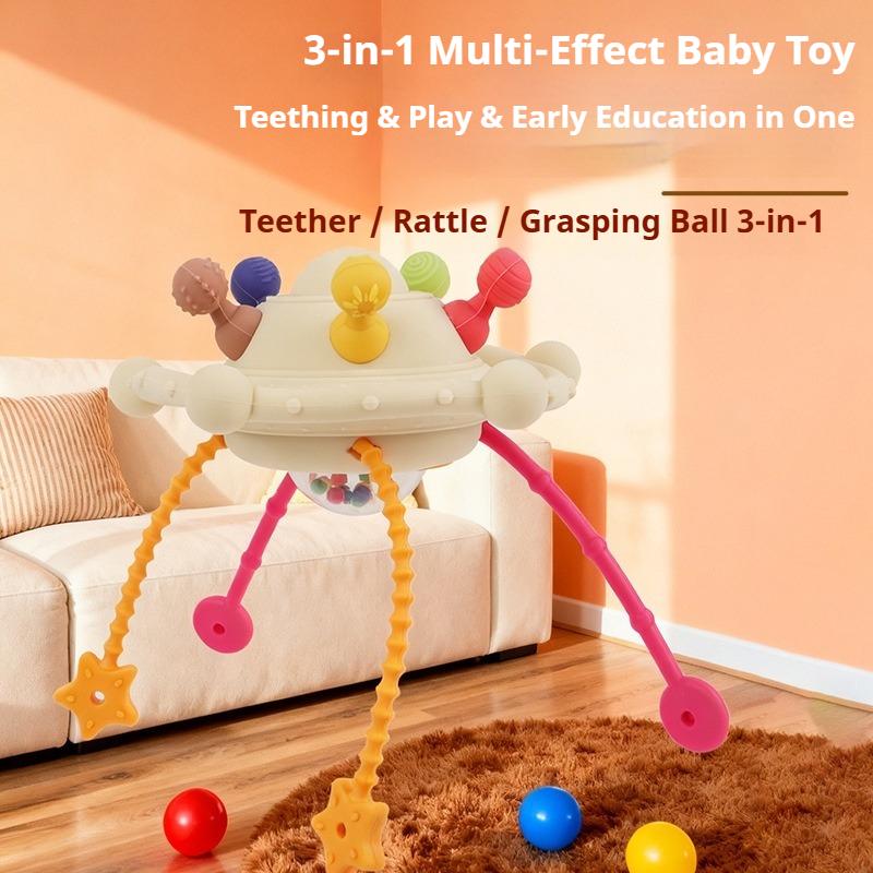 Baby Silicone Teeth Bite Rattle Food Grade Bite Manhattan Hand Ball Baby Teeth Grinding Toy оранжевый
Baby Silicone Teeth Bite Rattle Food Grade Bite Manhattan Hand Ball Baby Teeth Grinding Toy оранжевый