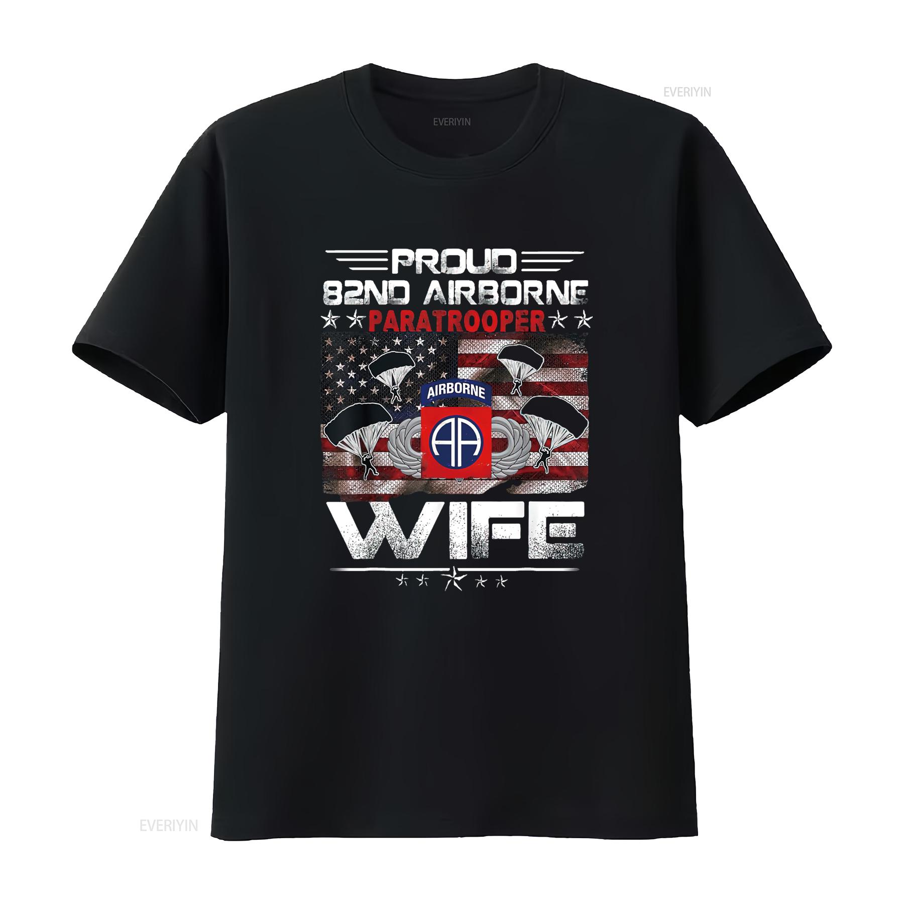 Proud 82nd Airborne Paratrooper Wife US Flag Veterans Womens T Shirt Black L vintage Washed Versatile Casual Comfortable 4XL
Proud 82nd Airborne Paratrooper Wife US Flag Veterans Womens T Shirt Black L vintage Washed Versatile Casual Comfortable 4XL