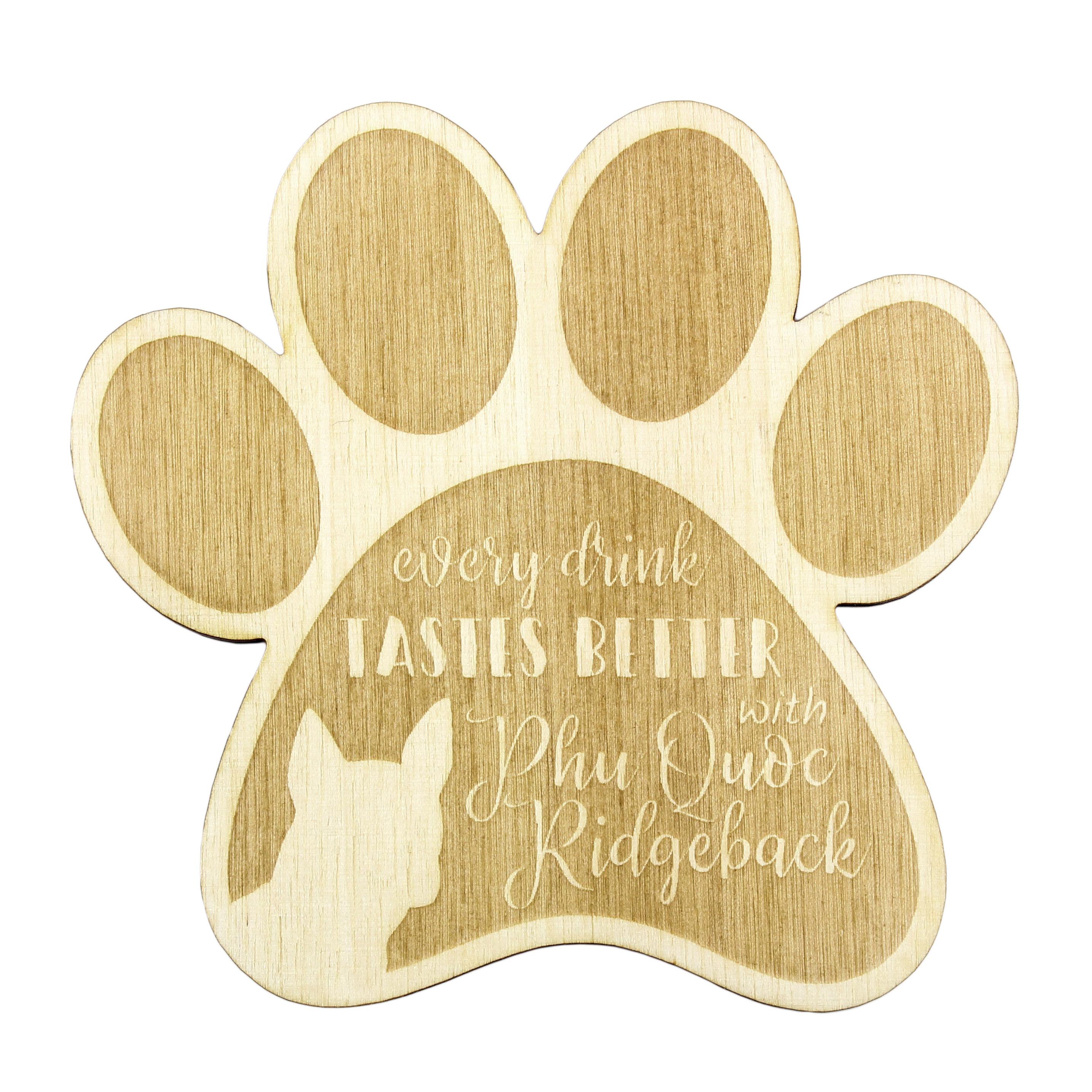 Phu Quoc Ridgeback - Mug coaster, engraved coaster with dog, gift for dog lover by Art-Dog brand
Phu Quoc Ridgeback - Mug coaster, engraved coaster with dog, gift for dog lover by Art-Dog brand