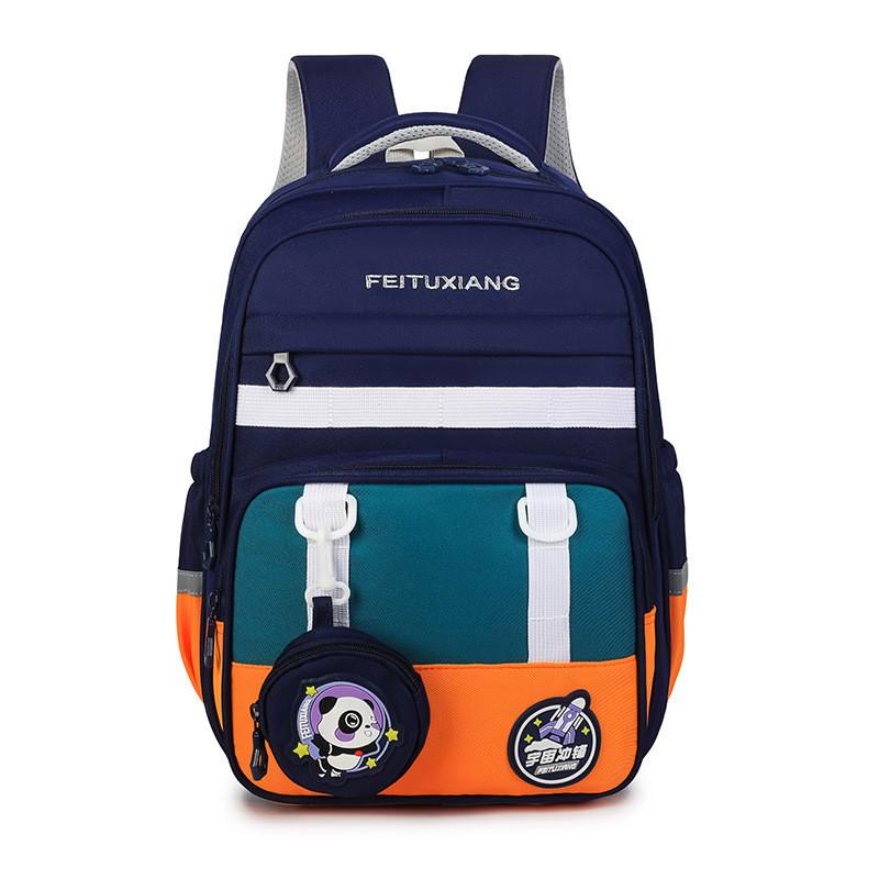 New School Backpack For Kids Lightweight Nylon Boys And Girls Cute Cartoon Design BlueOrange
New School Backpack For Kids Lightweight Nylon Boys And Girls Cute Cartoon Design BlueOrange