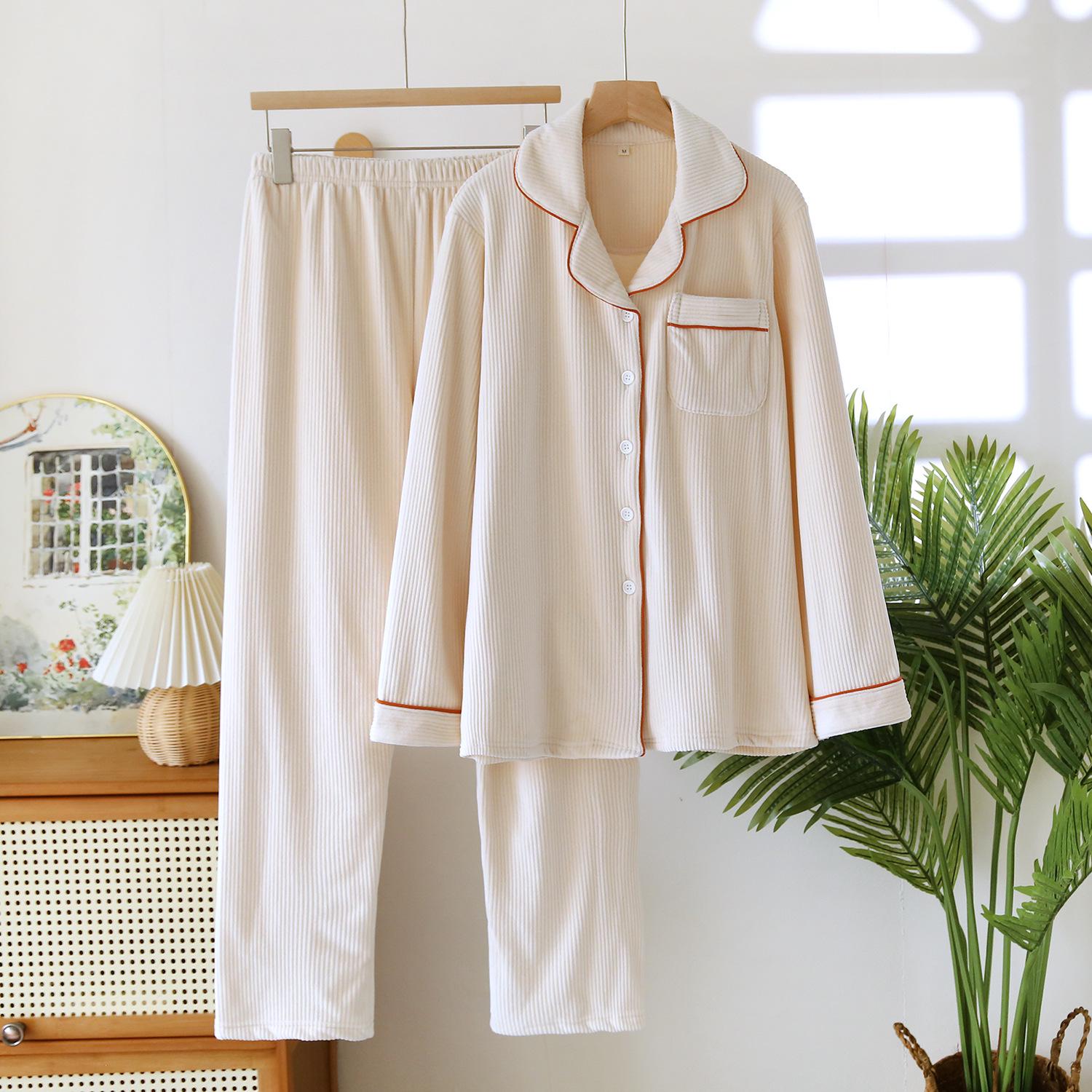 Unisex Lapel Fleece Cardigan & Pants Set: Cozy, Stretchy Homewear for Couples M
Unisex Lapel Fleece Cardigan & Pants Set: Cozy, Stretchy Homewear for Couples M