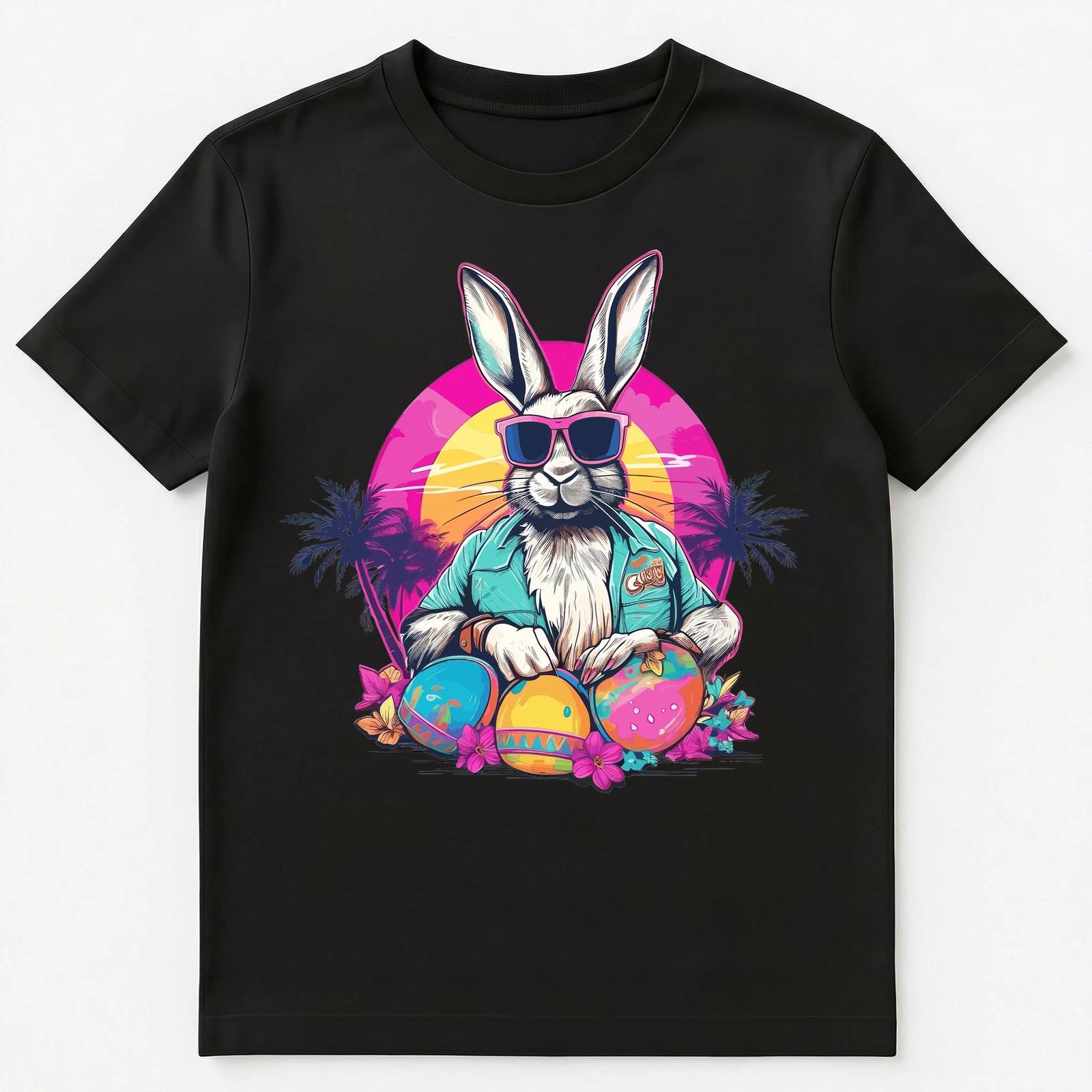 Cute Easter Bunny Retro Miami Look Colourful Eggs Unisex T-Shirt S
Cute Easter Bunny Retro Miami Look Colourful Eggs Unisex T-Shirt S