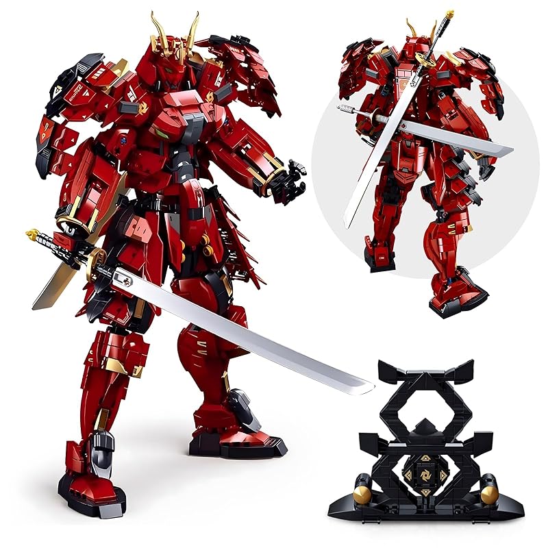 High GODO Samurai Mecha Warrior Модель Сборка Набор, Двойной Меч Робот Строительные Блоки Игрушка Набор, 923 Детали Творческий Коллекционер Подарки Для Взрослых Мужчин И Подростков
High GODO Samurai Mecha Warrior Модель Сборка Набор, Двойной Меч Робот Строительные Блоки Игрушка Набор, 923 Детали Творческий Коллекционер Подарки Для Взрослых Мужчин И Подростков