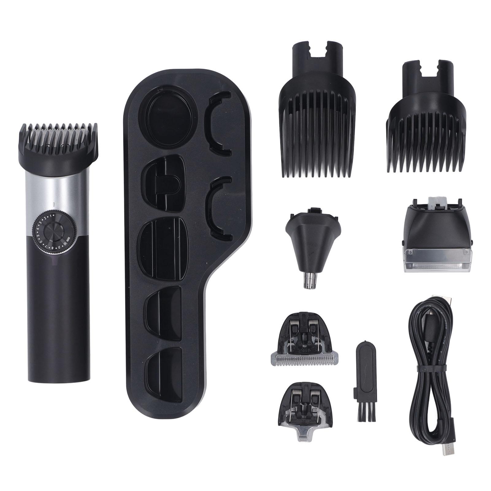 5 in 1 Hair Clipper Kit 19 Limit Length Adjust Electric Hair Grooming Trimmer with LCD Screen for
5 in 1 Hair Clipper Kit 19 Limit Length Adjust Electric Hair Grooming Trimmer with LCD Screen for