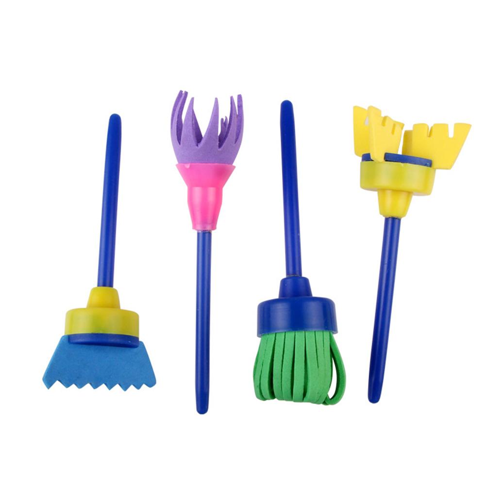 4pcs/set DIY Children Painting Sponge Brush Rotation Sponge Head Brush as shown#1
4pcs/set DIY Children Painting Sponge Brush Rotation Sponge Head Brush as shown#1