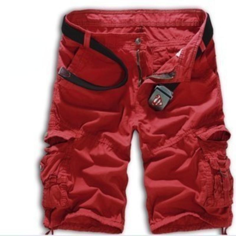 Летние шорты-карго, мужские повседневные капри с несколькими карманами, рабочая одежда, бриджи, шорты с пятью точками на талии 38 красный
Летние шорты-карго, мужские повседневные капри с несколькими карманами, рабочая одежда, бриджи, шорты с пятью точками на талии 38 красный