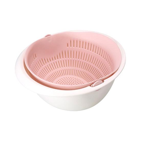 Dual Layer Rice Wash Strainer Kitchen Fruits Vegetable Cleaning Container Basket рожевий
Dual Layer Rice Wash Strainer Kitchen Fruits Vegetable Cleaning Container Basket рожевий