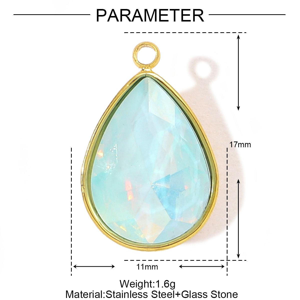 3pcs/Lot Trendy Stainless Steel Gradient Glass Round DIY Charms Women Colorful Square Waterdrop Necklace Pendant Heart Jewelry
3pcs/Lot Trendy Stainless Steel Gradient Glass Round DIY Charms Women Colorful Square Waterdrop Necklace Pendant Heart Jewelry