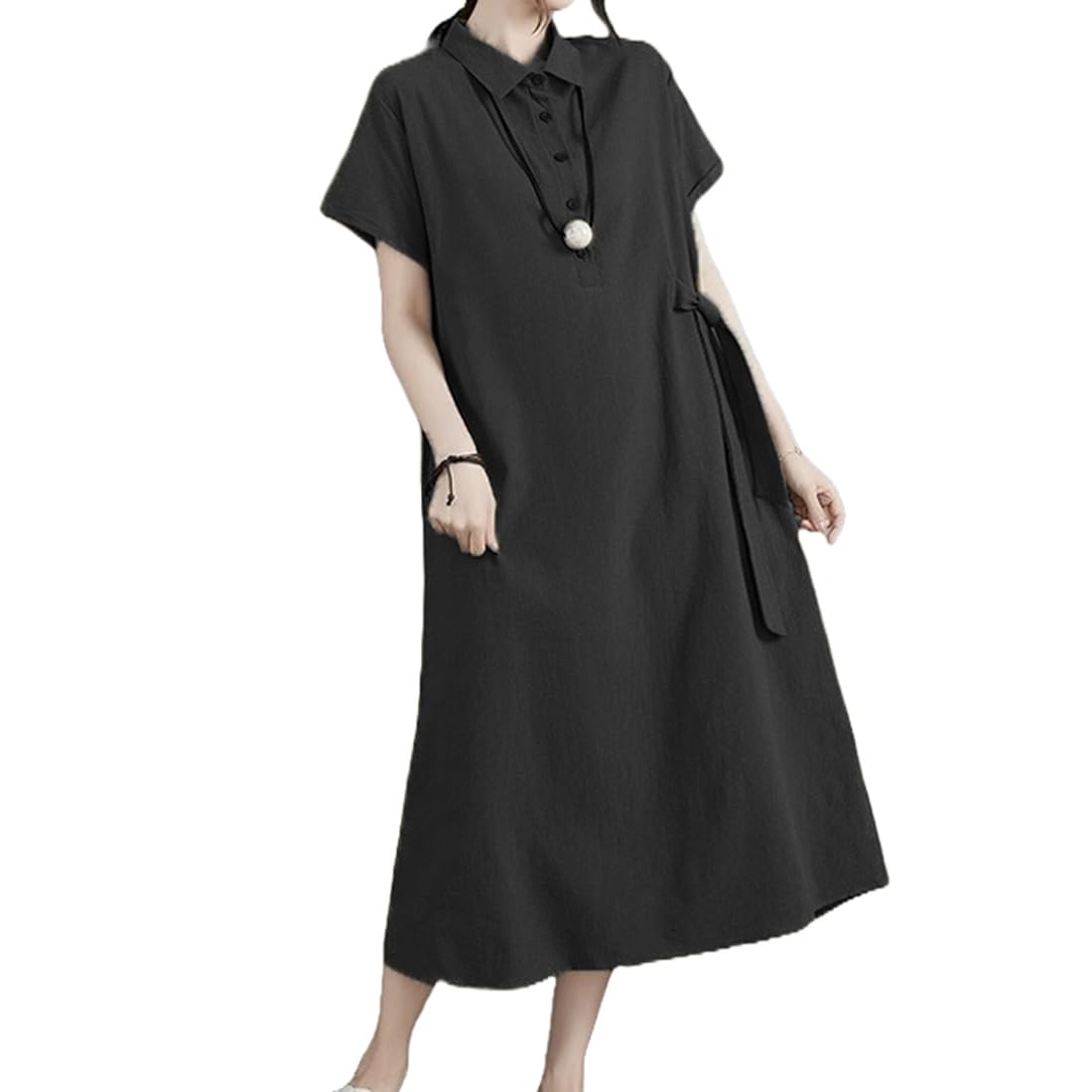 AIKA Maternity Midi Long Short Open Nursing Loose Plus Solid One Size to Black A-Line Dress, Wear, Length, Length, Sleeves, Cotton, Cool, Front, Wear, чёрный
AIKA Maternity Midi Long Short Open Nursing Loose Plus Solid One Size to Black A-Line Dress, Wear, Length, Length, Sleeves, Cotton, Cool, Front, Wear, чёрный