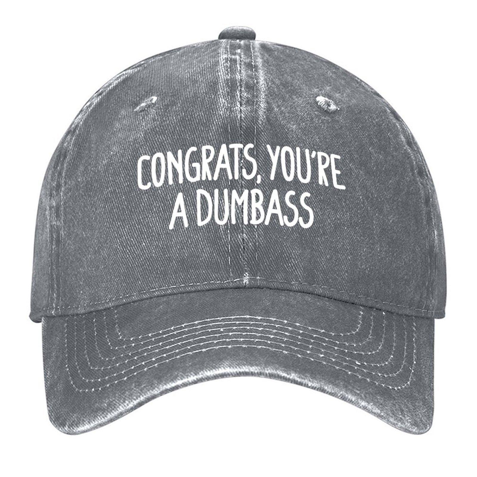 2026 Congrats, You re A Dumbass Black Baseball Cap Sunhat Hood Western Hat Women s Beach Outlet 2025 Men s
2026 Congrats, You re A Dumbass Black Baseball Cap Sunhat Hood Western Hat Women s Beach Outlet 2025 Men s