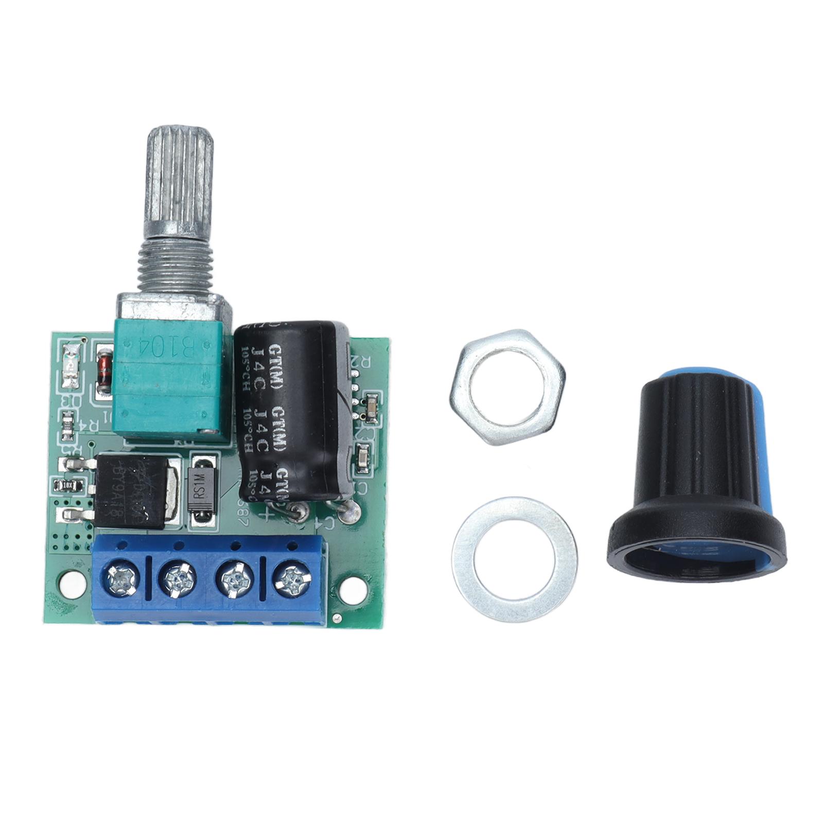 PWM Motor Speed Controller 4.5V‑35V DC Speeds Regulator Control LED Dimmer with Knob 0‑5A
PWM Motor Speed Controller 4.5V‑35V DC Speeds Regulator Control LED Dimmer with Knob 0‑5A