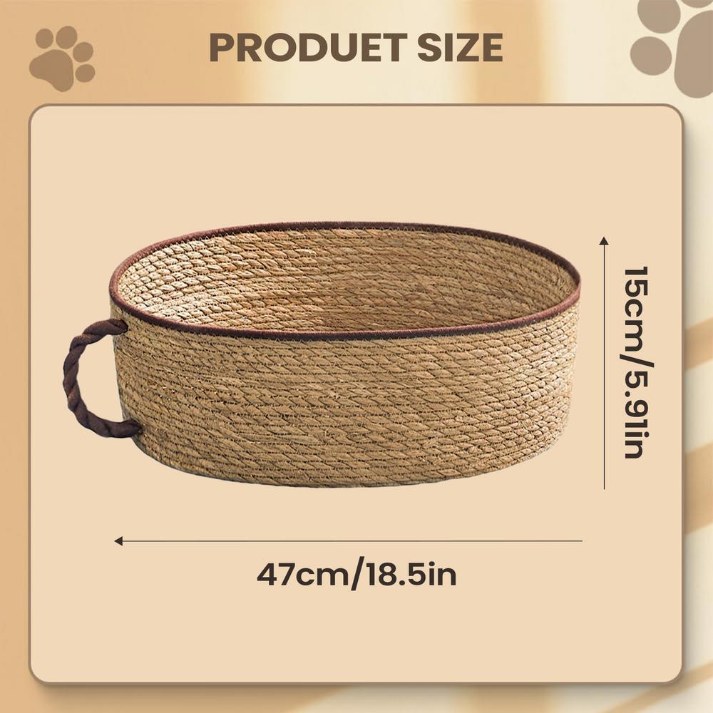 Cat Basket Cute Breathable Pet Kitten Nest Cotton Rope Woven Cat Basket For Bedroom Office Table Bedside Floor Corner Living
Cat Basket Cute Breathable Pet Kitten Nest Cotton Rope Woven Cat Basket For Bedroom Office Table Bedside Floor Corner Living