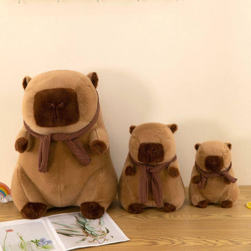 Capybara Plush Scarf Doll - Qixi Gift for Women 22.5cm Extra Small
Capybara Plush Scarf Doll - Qixi Gift for Women 22.5cm Extra Small