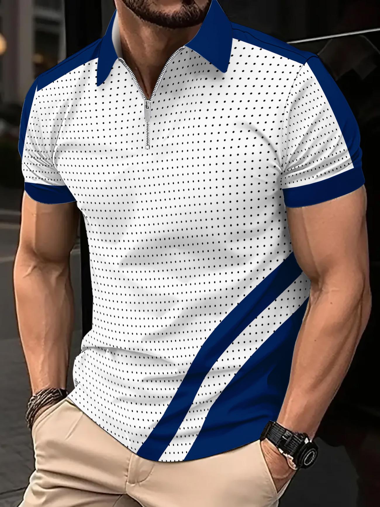 Summer Fashion 3D Print Breathable Quick-Drying Color Block Men s Sports Polo Shirt XL білий
Summer Fashion 3D Print Breathable Quick-Drying Color Block Men s Sports Polo Shirt XL білий