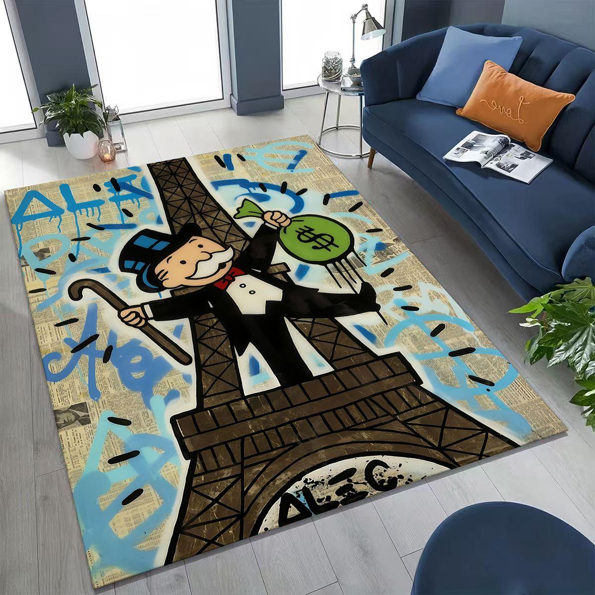Rich Cartoon Monopoly Dollar Game Money Carpet Rug for Bedroom Living Room Sofa Doormat Decor,Large Kids Play Non-slip Floor Mat 40x60cm( 15x23in )
Rich Cartoon Monopoly Dollar Game Money Carpet Rug for Bedroom Living Room Sofa Doormat Decor,Large Kids Play Non-slip Floor Mat 40x60cm( 15x23in )