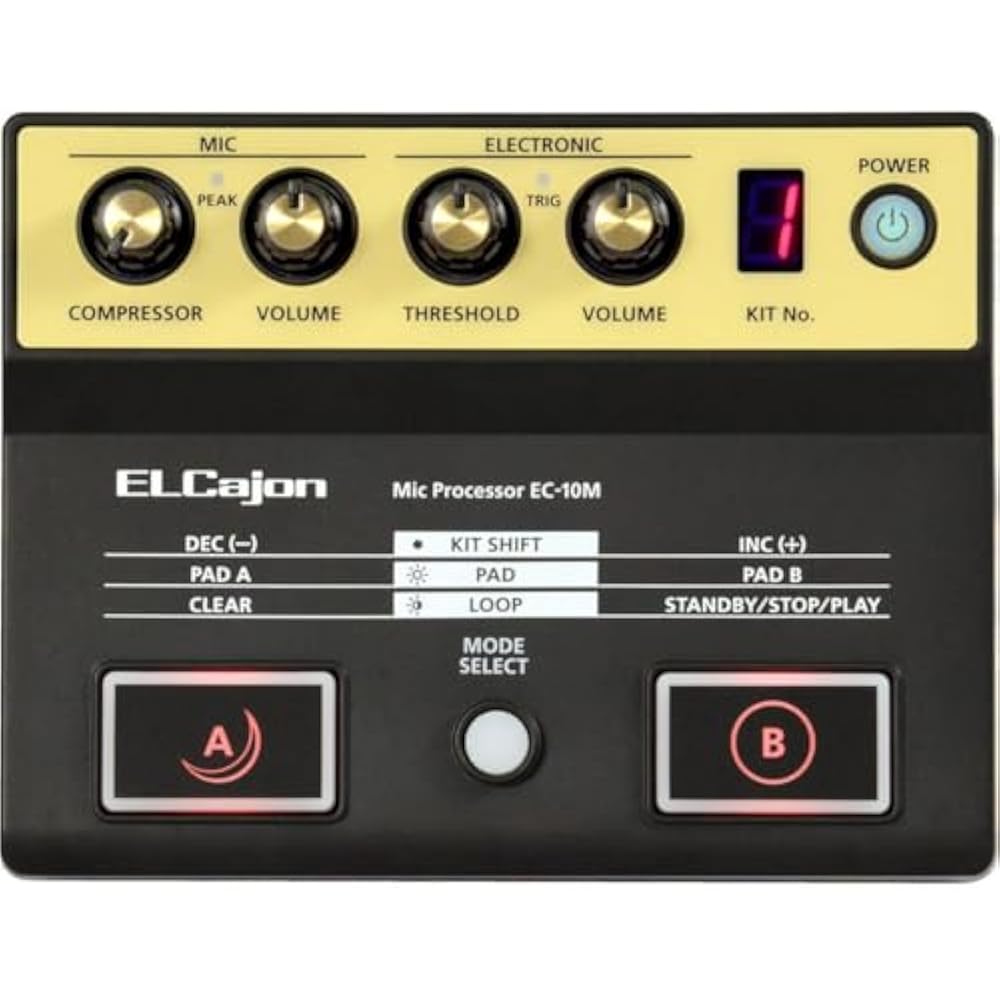 Roland Roland EC-10M Elcahon Cahon dedicated microphone processor with clip microphone
Roland Roland EC-10M Elcahon Cahon dedicated microphone processor with clip microphone
