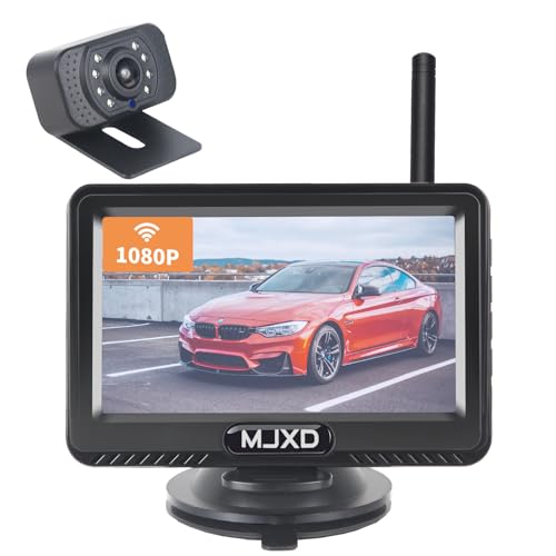 Беспроводная камера заднего вида MJXD, Набор монитора камеры заднего вида, 4,3-дюймовый ЖК-монитор, Функция записи, Управление через приложение, Отображение направляющих линий, Цифровой сигнал
Беспроводная камера заднего вида MJXD, Набор монитора камеры заднего вида, 4,3-дюймовый ЖК-монитор, Функция записи, Управление через приложение, Отображение направляющих линий, Цифровой сигнал
