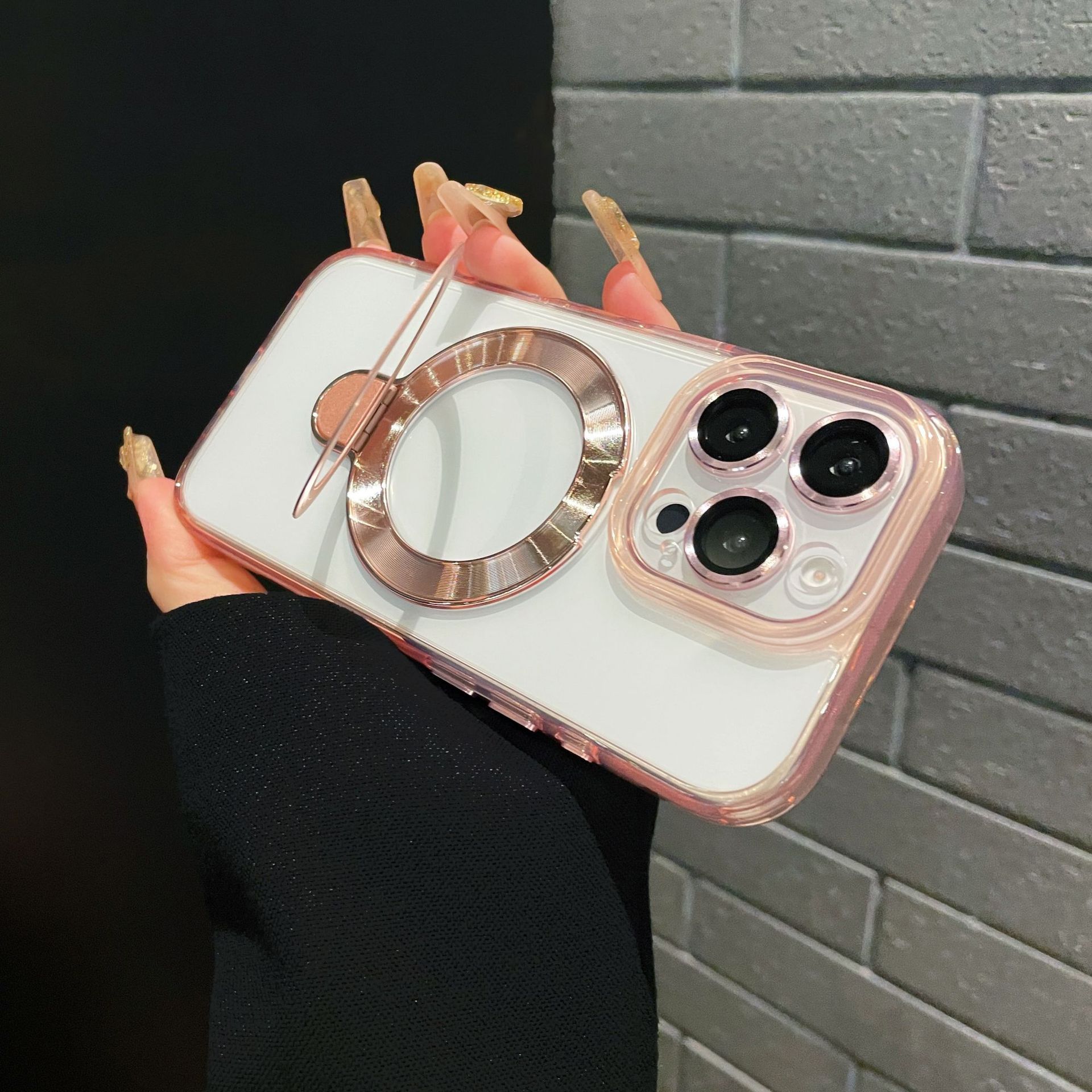 Ice Crystal Suitable for Iphone16promax Transparent Magnetic Bracket Mobile Phone Case Apple 15 Lens Film Full Inclusive Anti Fall iPhone16
Ice Crystal Suitable for Iphone16promax Transparent Magnetic Bracket Mobile Phone Case Apple 15 Lens Film Full Inclusive Anti Fall iPhone16