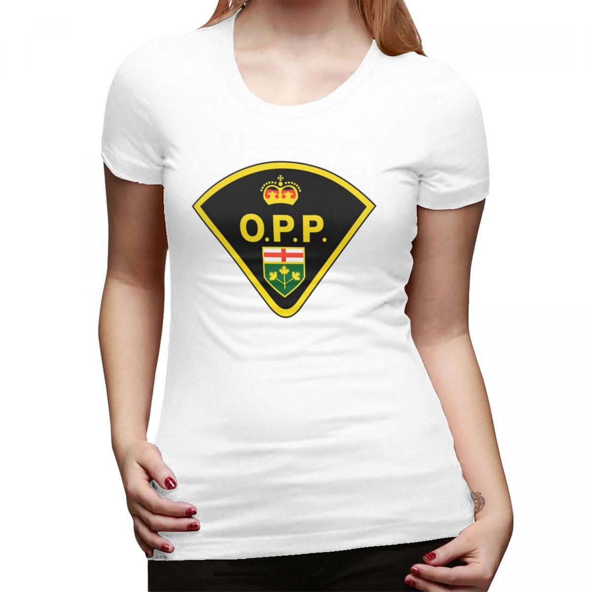 Flash Of Ontario Provincial Police TShirt for Women ONeck Streetwear T Shirts Womens Short Sleeve Summer Clothes Tops S
Flash Of Ontario Provincial Police TShirt for Women ONeck Streetwear T Shirts Womens Short Sleeve Summer Clothes Tops S