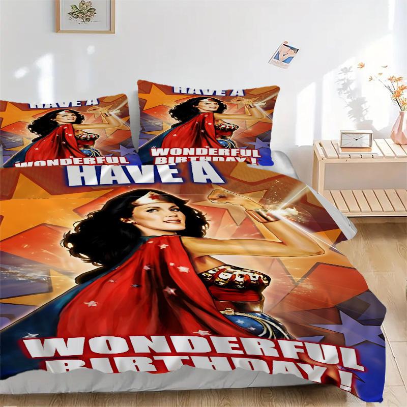 3pcs Wonder Woman Cover Set,Soft Comfortable Duvet Cover,Guest Room (1*Duvet Cover + 2*Pillowcases, Without Core) yy251024128 135x200cm
3pcs Wonder Woman Cover Set,Soft Comfortable Duvet Cover,Guest Room (1*Duvet Cover + 2*Pillowcases, Without Core) yy251024128 135x200cm