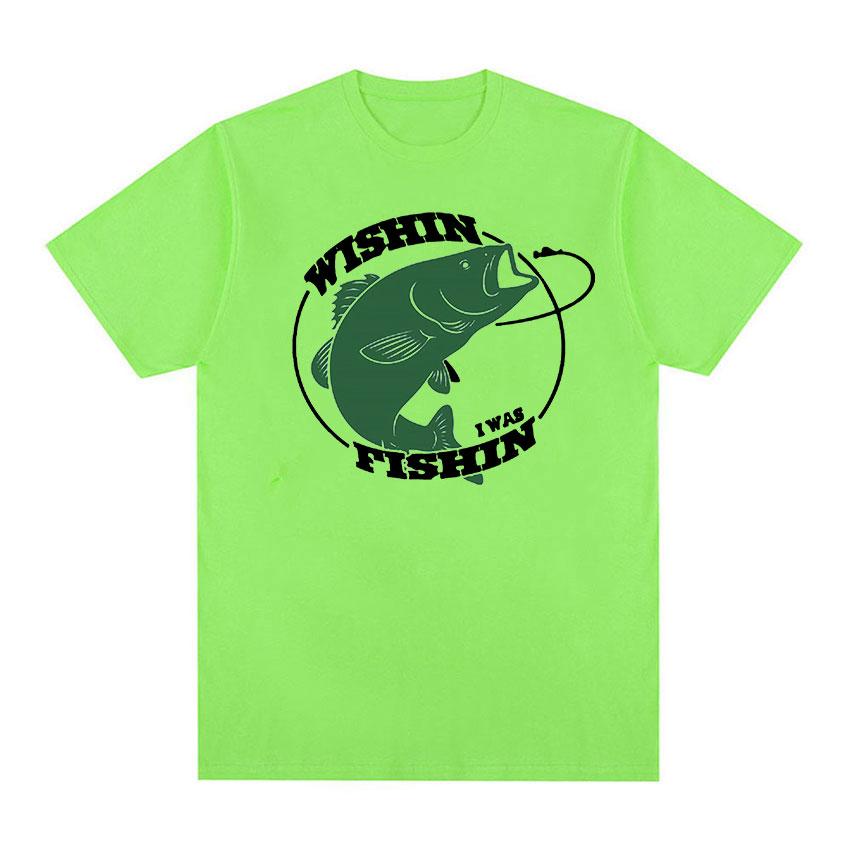 Wishin I Was Fishin Funny Meme T Shirt Men s Women Casual Fashion short sleeve t-shirts summer 100% Cotton Oversized T-shirt
Wishin I Was Fishin Funny Meme T Shirt Men s Women Casual Fashion short sleeve t-shirts summer 100% Cotton Oversized T-shirt