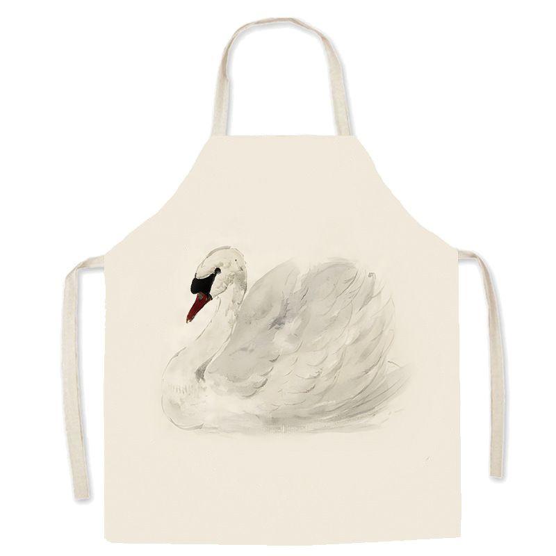 Nordic Swan Ballet Art Linen Apron Home Adult Fashion Painting Cooking Waist Work Clothes 47x38cm
Nordic Swan Ballet Art Linen Apron Home Adult Fashion Painting Cooking Waist Work Clothes 47x38cm