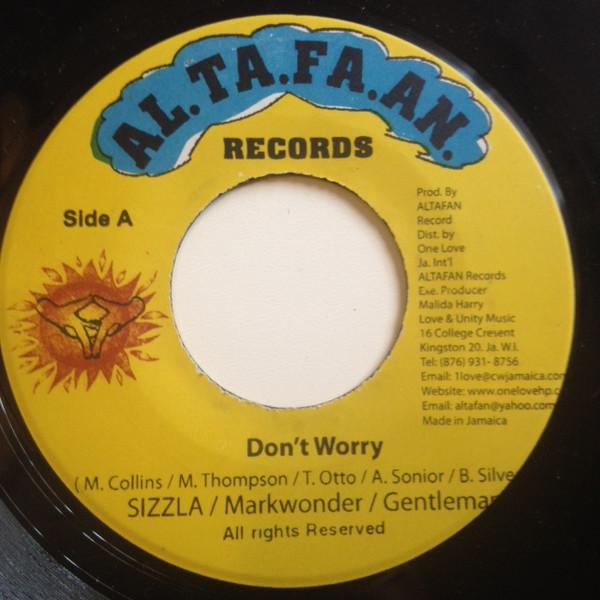 7inch Record SIZZLA / MARK WONDER / GENTLEMAN - Don t Worry NONE Al.Ta.Fa.An. 2009 Jamaica Reggae, Ska & Dub Used
7inch Record SIZZLA / MARK WONDER / GENTLEMAN - Don t Worry NONE Al.Ta.Fa.An. 2009 Jamaica Reggae, Ska & Dub Used