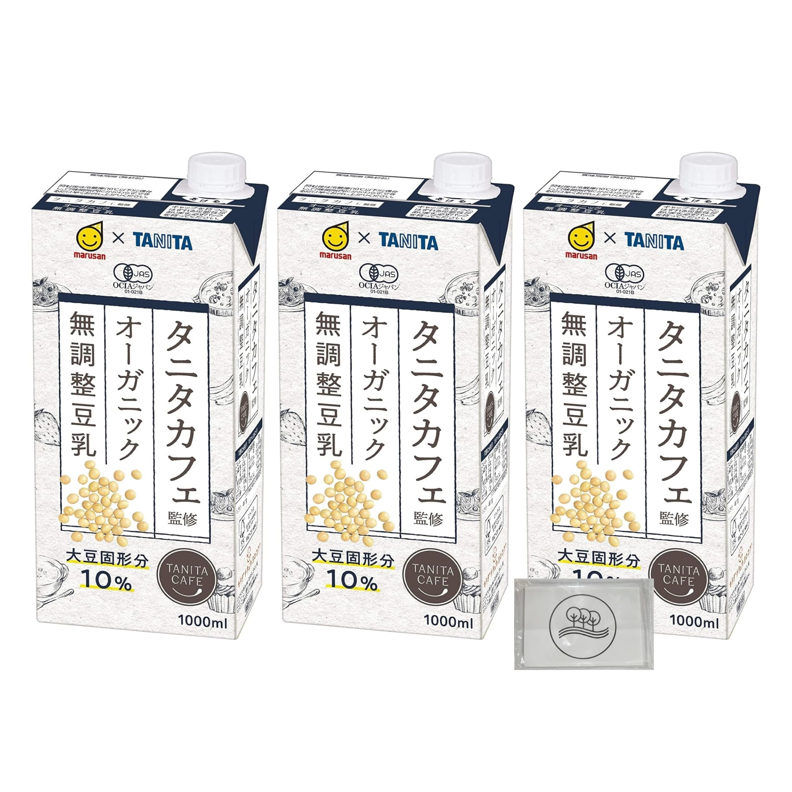 Органическое соевое молоко без сахара Marusan Tanita Cafe, 1000 мл x 3 бутылки, включает оригинальные салфетки
Органическое соевое молоко без сахара Marusan Tanita Cafe, 1000 мл x 3 бутылки, включает оригинальные салфетки