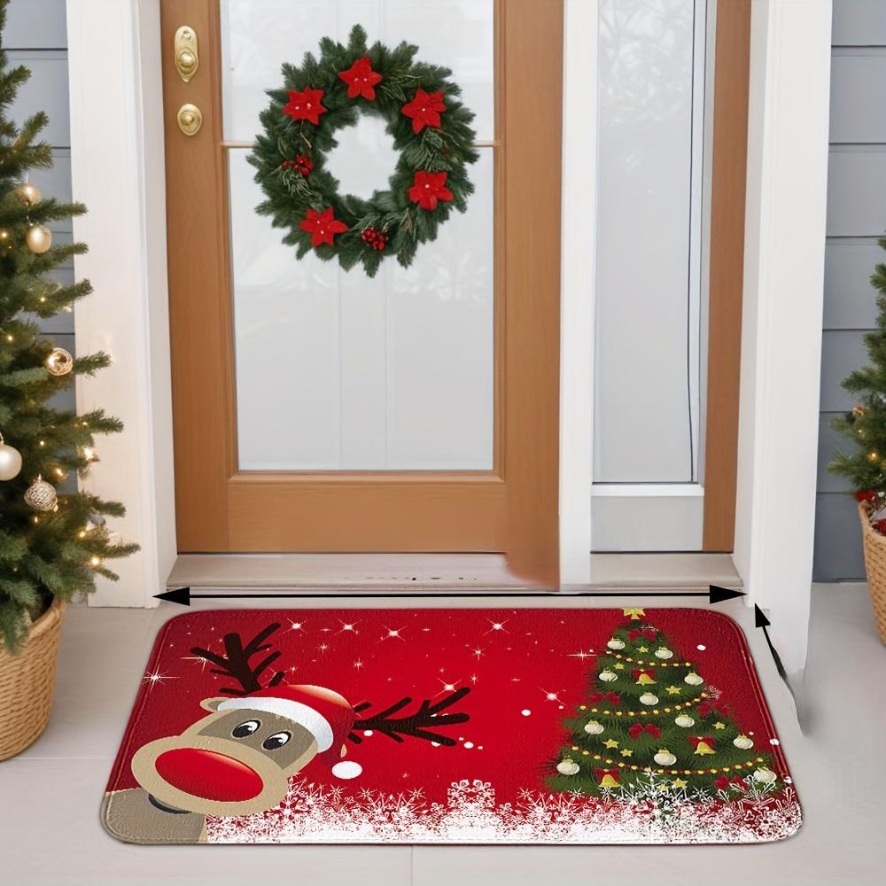 Christmas Festive Red Reindeer Welcome Door Mats Home Decor Carpet for Living Room Kitchen Hallway Balcony Rugs Xmas Decorations 40x60cm 16x24inch
Christmas Festive Red Reindeer Welcome Door Mats Home Decor Carpet for Living Room Kitchen Hallway Balcony Rugs Xmas Decorations 40x60cm 16x24inch