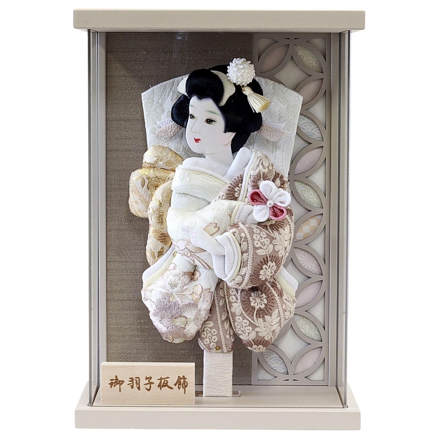 Hagoita display size featuring a Mocha design of Fuuka and an acrylic K2603 (battledore) case, 7, (wind flower) case, 26.2cm high, wall-mountable,
Hagoita display size featuring a Mocha design of Fuuka and an acrylic K2603 (battledore) case, 7, (wind flower) case, 26.2cm high, wall-mountable,