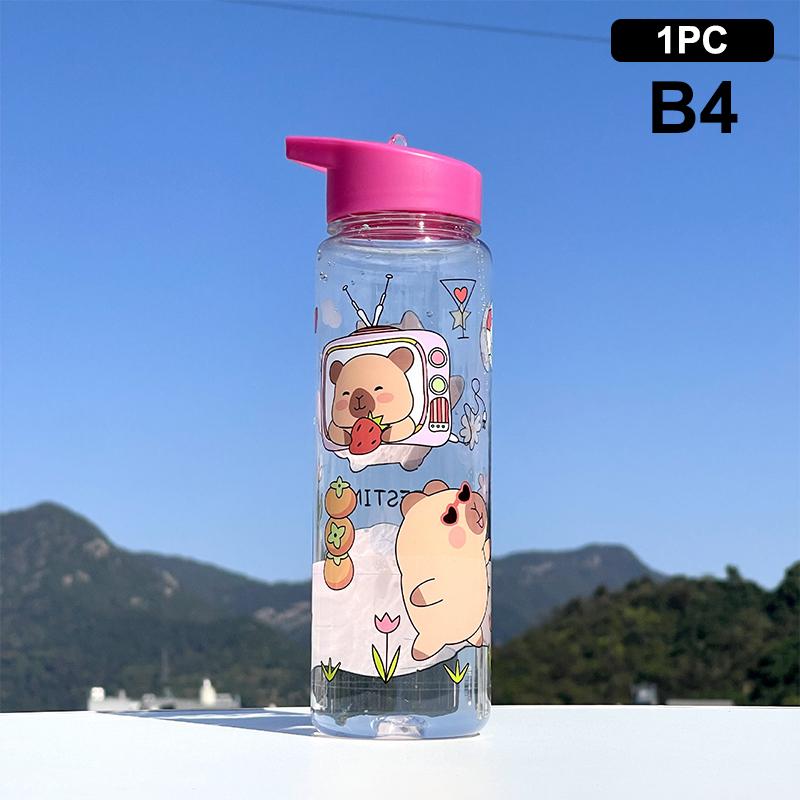 800ml Large-Capacity Capybara Sports Water Bottle With Straw Cute Water Cup Leak-Proof Portable For School Outdoor Travel
800ml Large-Capacity Capybara Sports Water Bottle With Straw Cute Water Cup Leak-Proof Portable For School Outdoor Travel