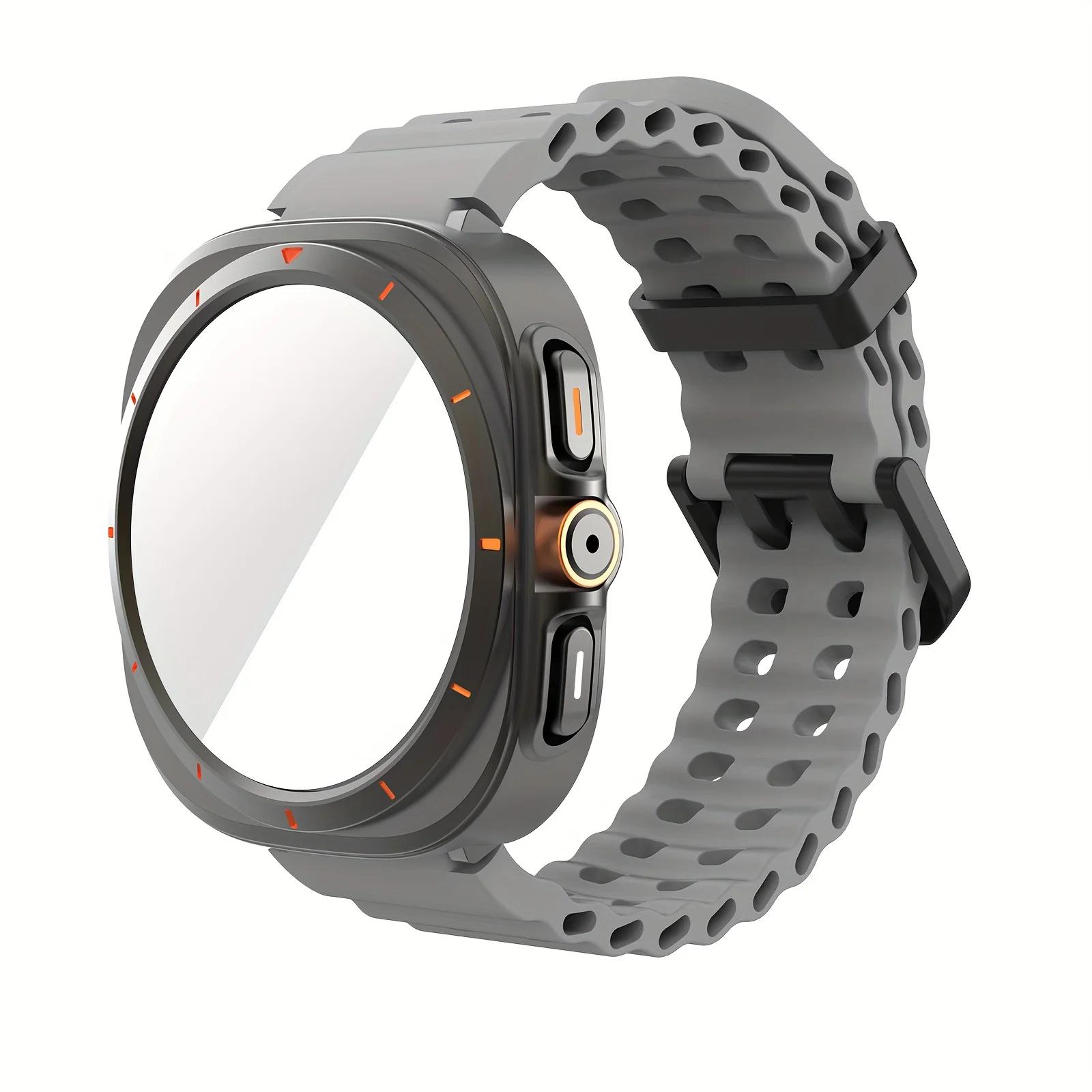 2pcs Accessories Set for Samsung Galaxy Watch 7/6 (40Mm/44Mm) - Ultra-Look Protective Case HD Tempered Glass Breathable Strap Galaxy Watch 6 40mm серый
2pcs Accessories Set for Samsung Galaxy Watch 7/6 (40Mm/44Mm) - Ultra-Look Protective Case HD Tempered Glass Breathable Strap Galaxy Watch 6 40mm серый