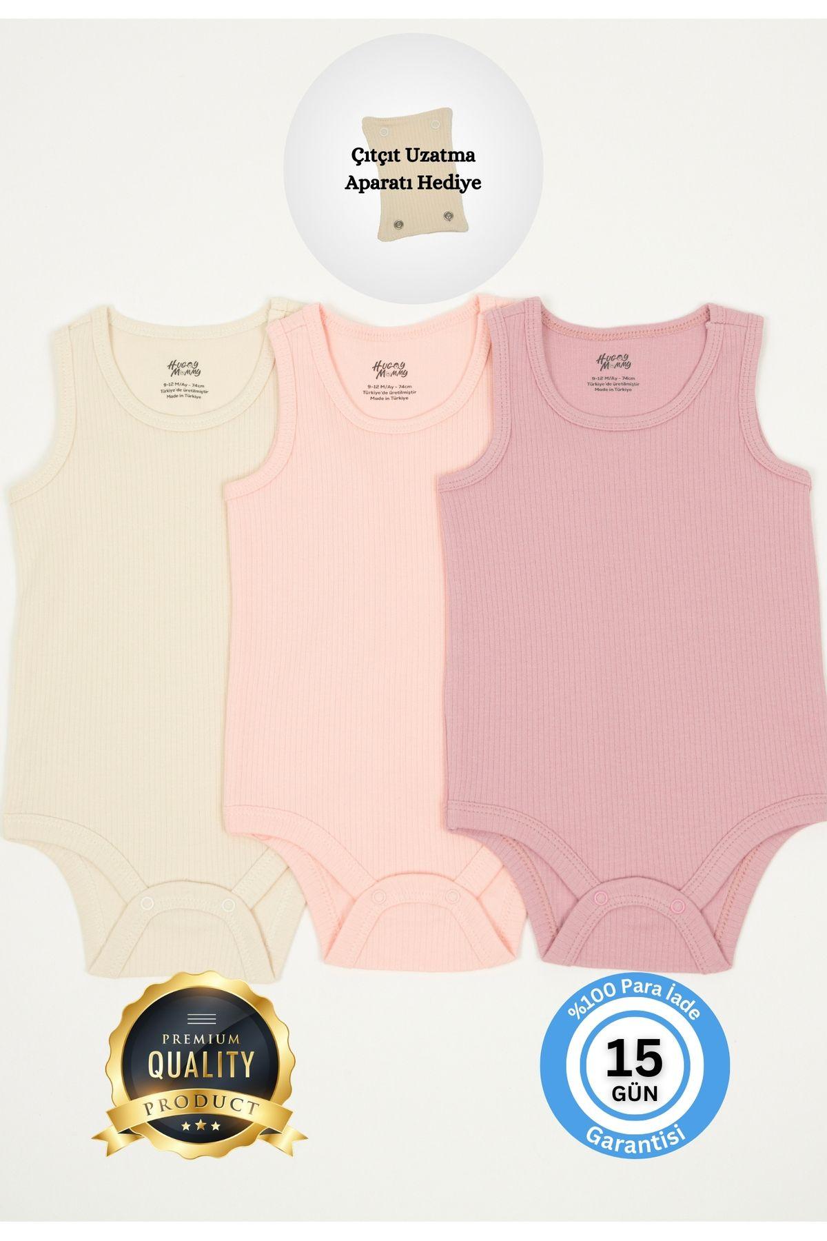Huggy Mommy Premium Ribbed Fabric 100% Organic Cotton Unisex Baby Bodysuit – Sleeveless Onesie 3-Piece Set with Snap Extender 0-3 Months
Huggy Mommy Premium Ribbed Fabric 100% Organic Cotton Unisex Baby Bodysuit – Sleeveless Onesie 3-Piece Set with Snap Extender 0-3 Months
