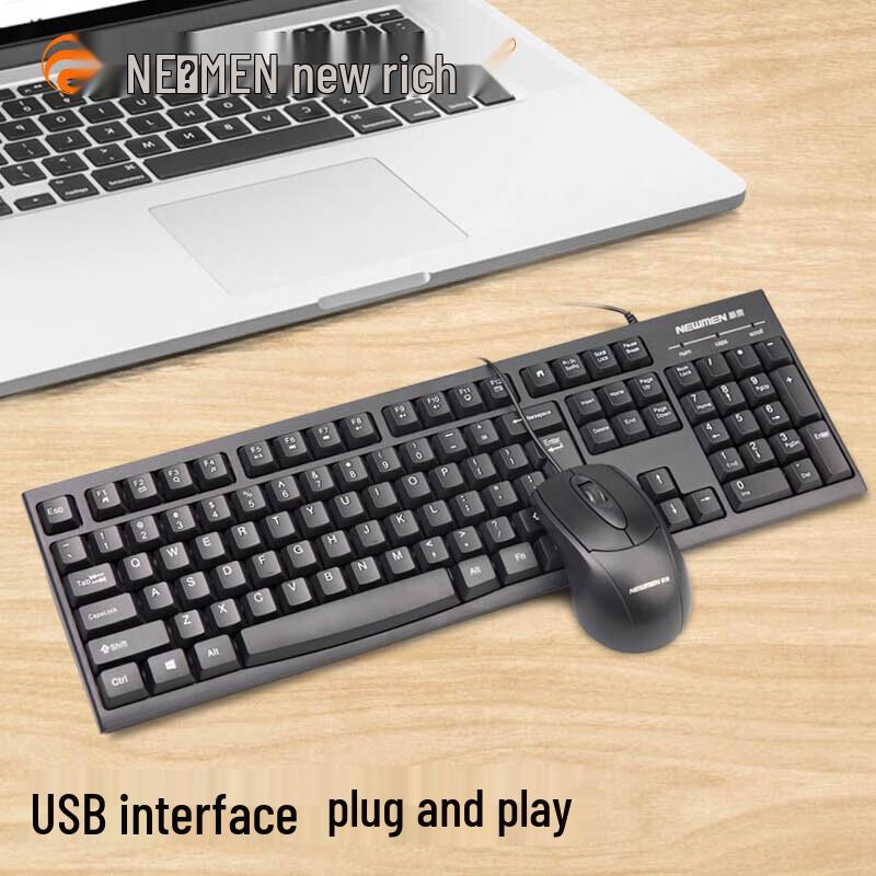 Newmen T102 Wired Keyboard and Wireless Mouse Set
Newmen T102 Wired Keyboard and Wireless Mouse Set
