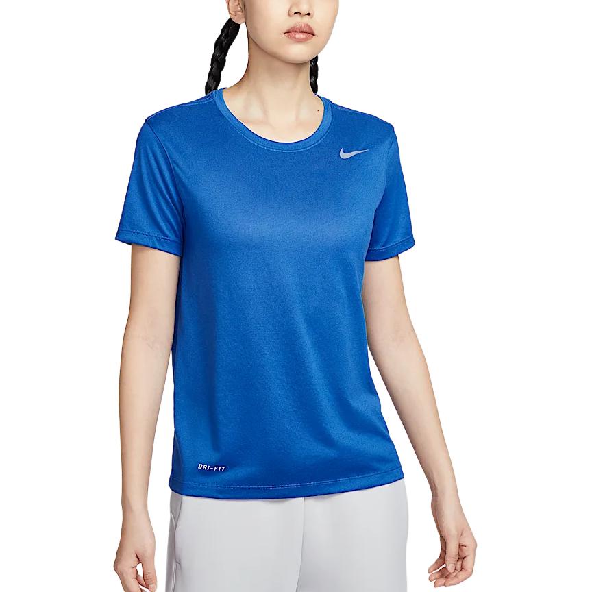 Nike Женская футболка Dri-Fit Team Legend быстросохнущая удобная с коротким рукавом и круглым вырезом, топы, королевско-синий IB8899-450 XS
Nike Женская футболка Dri-Fit Team Legend быстросохнущая удобная с коротким рукавом и круглым вырезом, топы, королевско-синий IB8899-450 XS