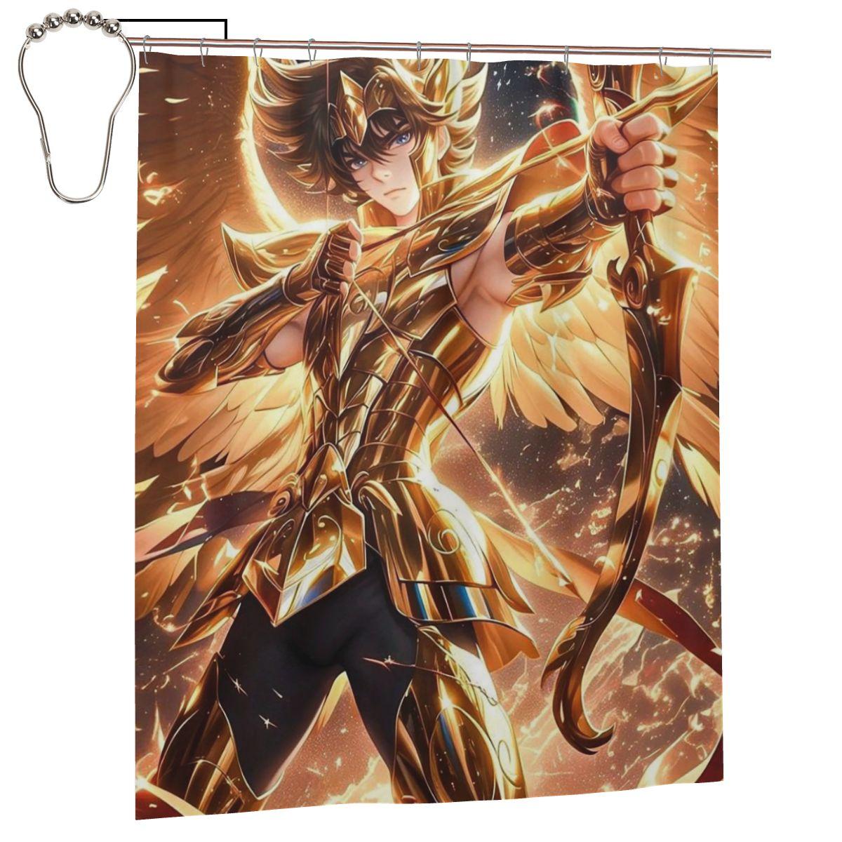 Knights Of The Zodiac Shower Curtain Bathroom Polyester Waterproof Bath Curtains With Hooks W60H190(CM)-1 Pcs
Knights Of The Zodiac Shower Curtain Bathroom Polyester Waterproof Bath Curtains With Hooks W60H190(CM)-1 Pcs