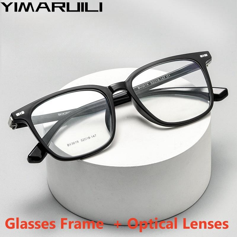 YIMARUILI Optical Prescription Men s Glasses Myopia Hyperopia Progressive Eyewear Women Fashion TR90 Square Eyeglasses BW3019B Single Version&1.56&None
YIMARUILI Optical Prescription Men s Glasses Myopia Hyperopia Progressive Eyewear Women Fashion TR90 Square Eyeglasses BW3019B Single Version&1.56&None