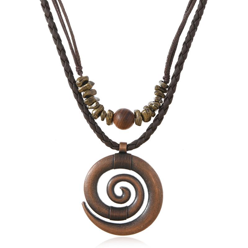 Bohemian Style Women S Leather Necklace - Handmade Vintage Pendant Jewelry
Bohemian Style Women S Leather Necklace - Handmade Vintage Pendant Jewelry