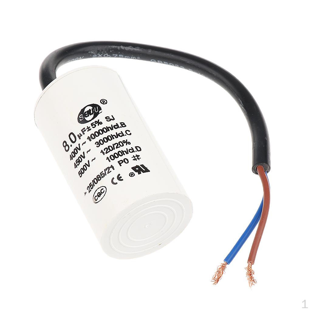 Motor - Capitance 8 450V Hz, White
Motor - Capitance 8 450V Hz, White