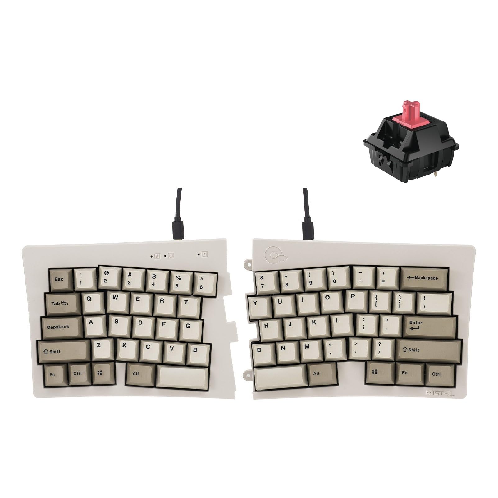 BAROCCO MiSTEL MD600 Alpha Rhino (English LayoutSilent Red Axis) Separate Keyboard Wired USBWireless Bluetooth 5.0 60% Layout 64 Keys White PBT Rhino
BAROCCO MiSTEL MD600 Alpha Rhino (English LayoutSilent Red Axis) Separate Keyboard Wired USBWireless Bluetooth 5.0 60% Layout 64 Keys White PBT Rhino