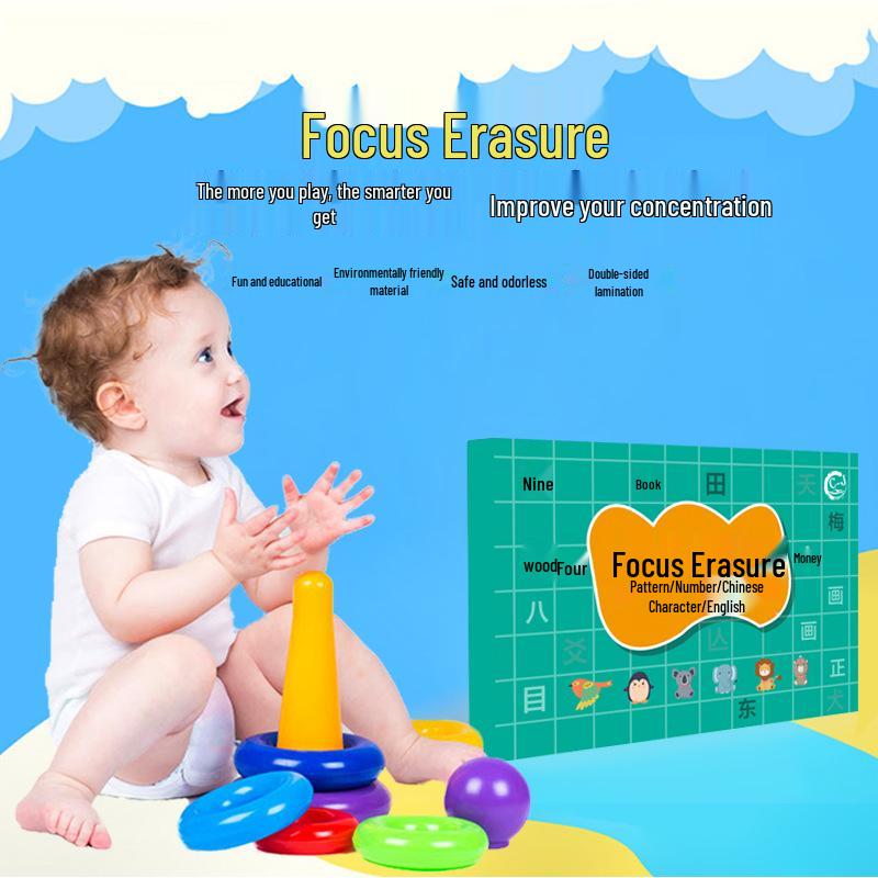 Focus Elimination Flashcards: Educational Toy for Elementary Students to Learn Chinese Characters and Patience
Focus Elimination Flashcards: Educational Toy for Elementary Students to Learn Chinese Characters and Patience