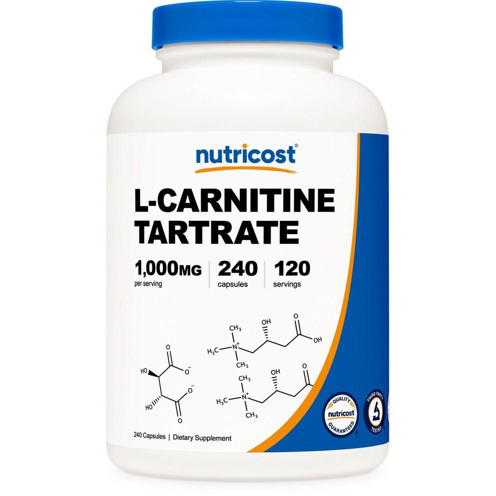 Nutricost L-Carnitine Tartrate 1000mg Capsules, 240 Count - Boost Metabolism & Energy
Nutricost L-Carnitine Tartrate 1000mg Capsules, 240 Count - Boost Metabolism & Energy