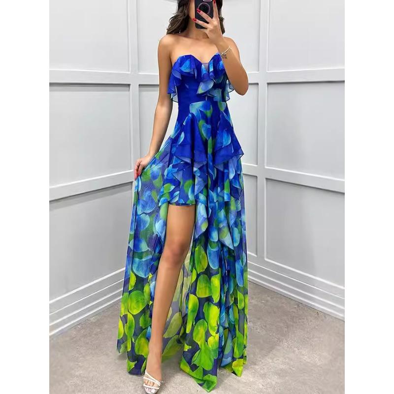 Женское новое вечернее сетчатое платье-труба с повседневным принтом XL синий
Женское новое вечернее сетчатое платье-труба с повседневным принтом XL синий