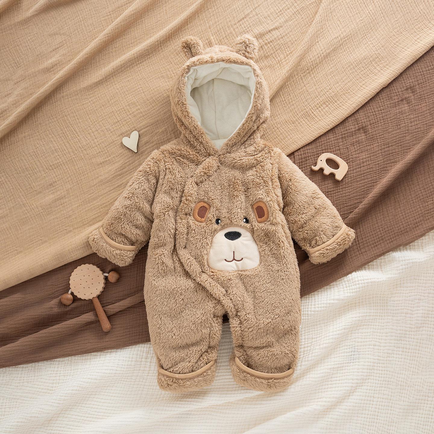 Cozy Baby Fleece Jumpsuit: Thick Cotton Hooded Outerwear for Infants 90 cm
Cozy Baby Fleece Jumpsuit: Thick Cotton Hooded Outerwear for Infants 90 cm
