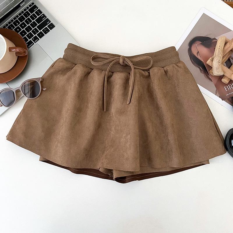 Retro High Waist A-Line Drawstring Skirt with Anti-Exposure Design for Women - Autumn/Winter Extra Large хаки
Retro High Waist A-Line Drawstring Skirt with Anti-Exposure Design for Women - Autumn/Winter Extra Large хаки