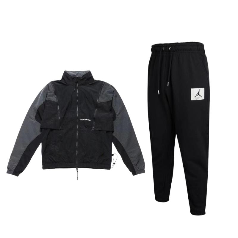 Jordan Minimalist Letter Detachable Stand Collar Jacket And Cuffed Knit Pants Casual Sports Set Men sets Black DH3289-010+DQ7469-010 M
Jordan Minimalist Letter Detachable Stand Collar Jacket And Cuffed Knit Pants Casual Sports Set Men sets Black DH3289-010+DQ7469-010 M