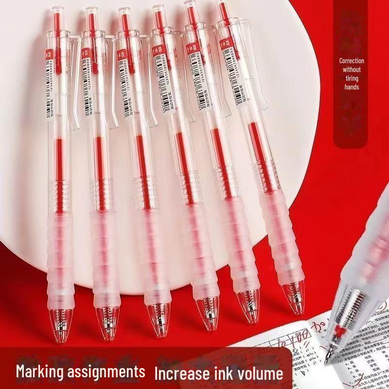 Ручка-гриппер с быстросохнущим силиконовым стержнем - гелевая ручка для студентов толщиной 0,5 мм для домашних заданий и тестов 0.5mm ST красный
Ручка-гриппер с быстросохнущим силиконовым стержнем - гелевая ручка для студентов толщиной 0,5 мм для домашних заданий и тестов 0.5mm ST красный