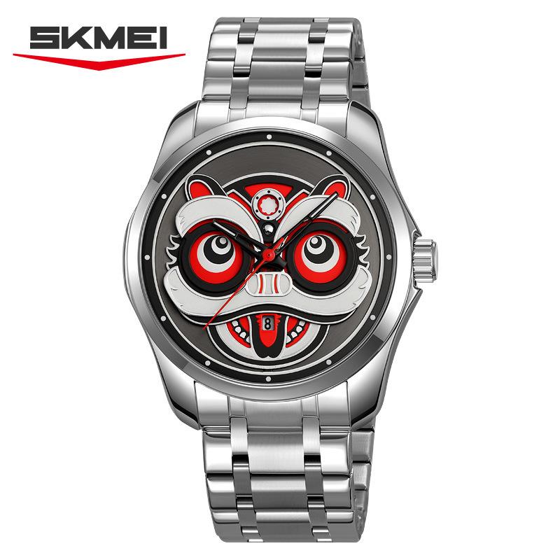 Men s Quartz Watch Business Waterproof Steel Belt Watch Creative Lion Dance Quartz Watch
Men s Quartz Watch Business Waterproof Steel Belt Watch Creative Lion Dance Quartz Watch